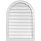 Ekena Millwork Round Top Surface Mount PVC Gable Vent w/ 2"W x 2"P Brickmould Sill Frame, 24"W x 34"H GVPRT24X3403SN - alternate 1